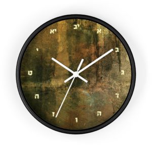 Jewish Wall clock “Friday”