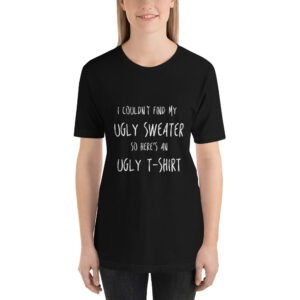 Ugly Hanukkah T-Shirt- Black
