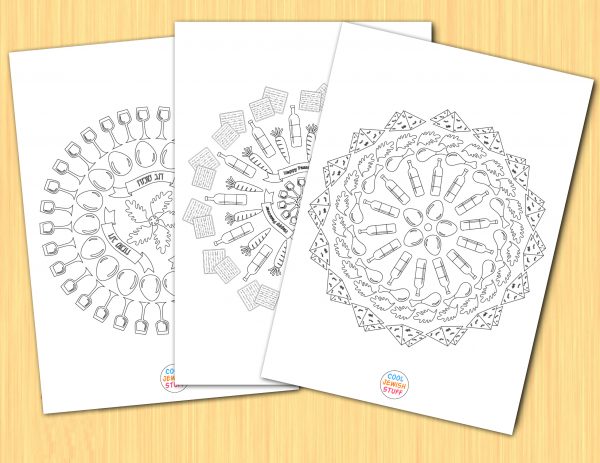 passover printable coloring sheet